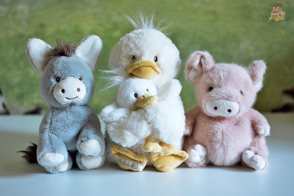 przytulne pluszaki ze zwierzęcej kolekcji