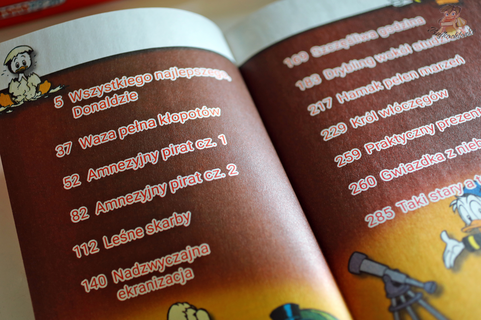 Spis treści tomu „To właśnie Donald!” – Gigant Poleca Extra 4/2025.