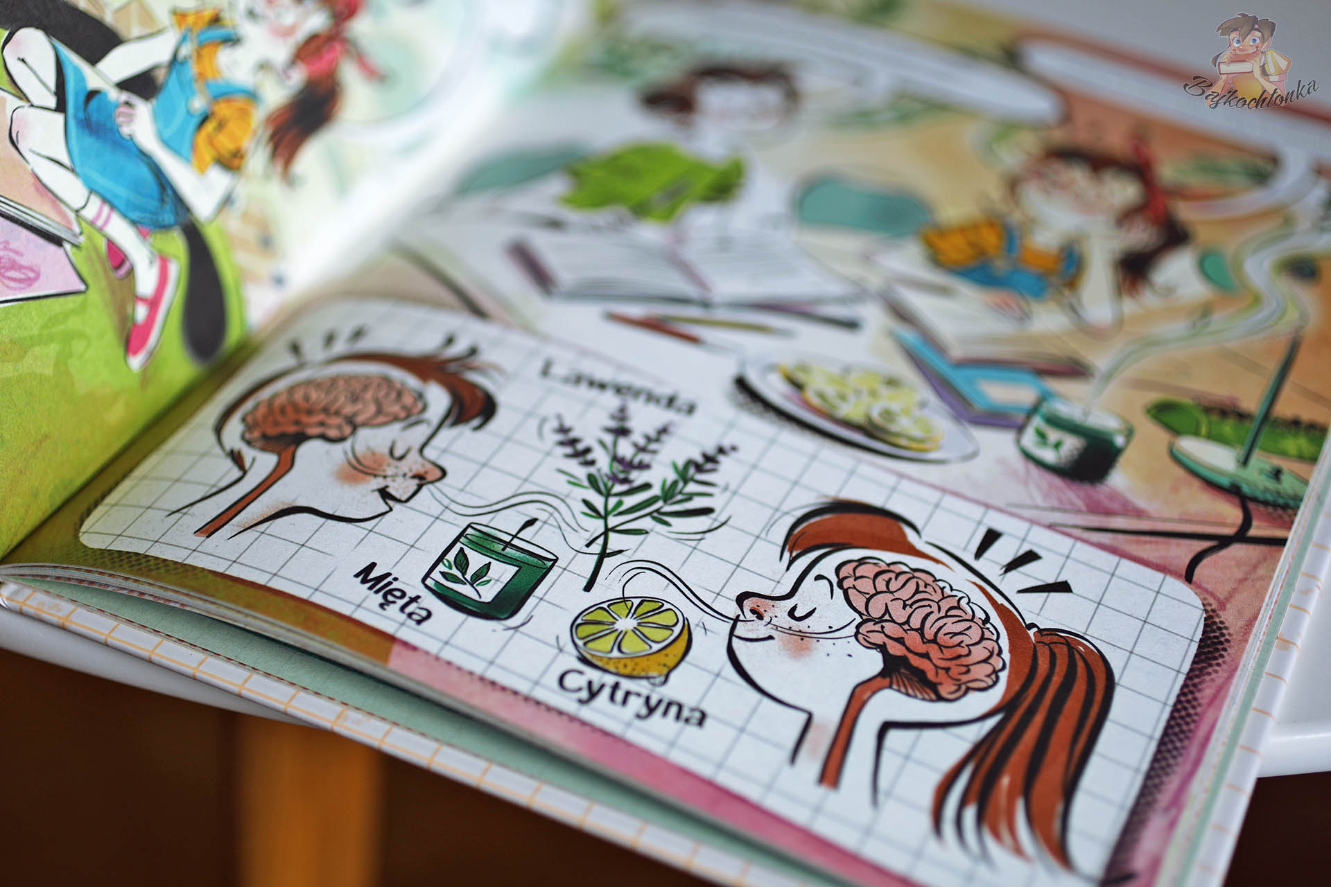 Nauka zmysłem węchu – ćwiczenia w książce Szkoła i ja. Uczymy się wszystkimi zmysłami