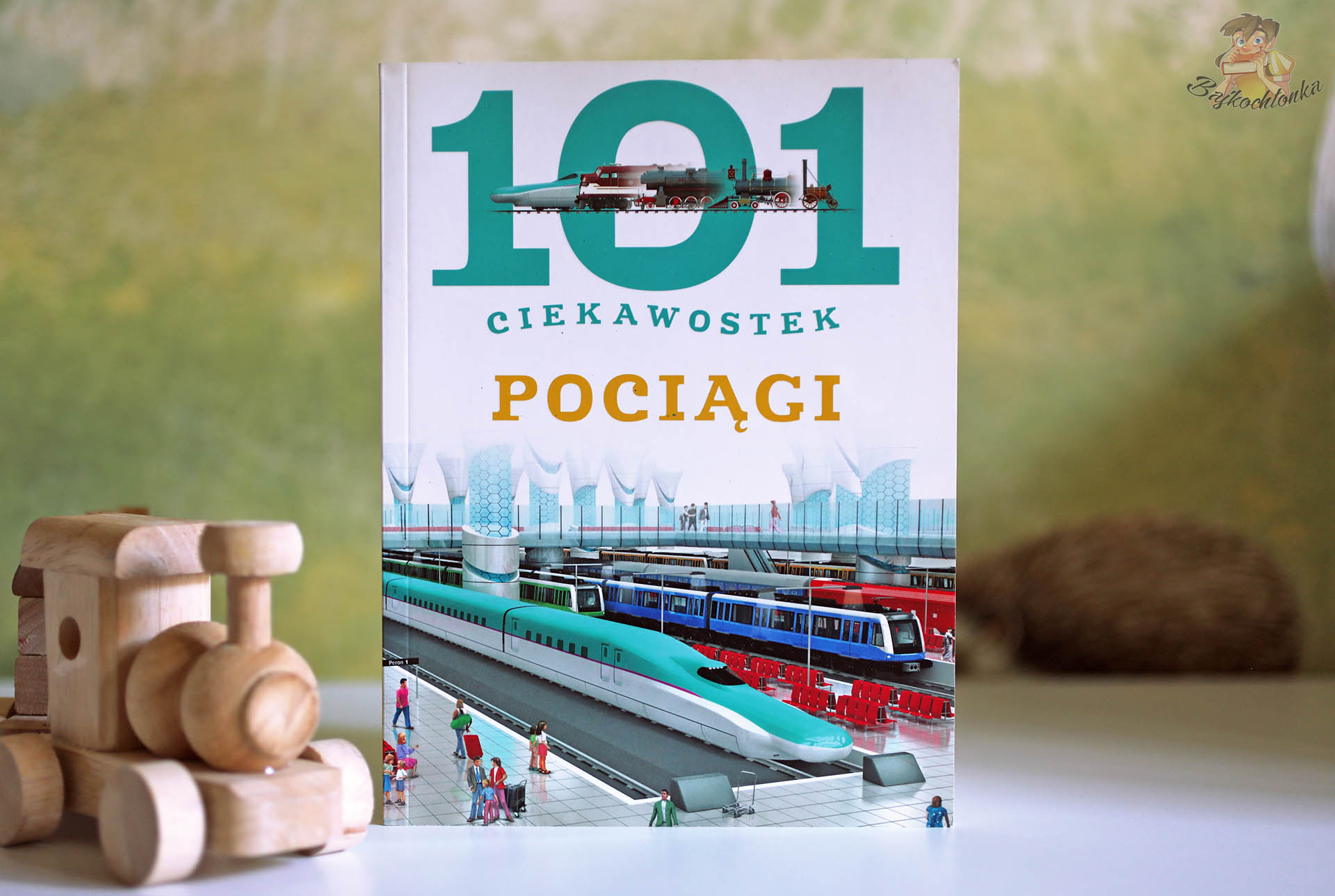 Okładka książki „101 ciekawostek. Pociągi” Mari J. Gomez