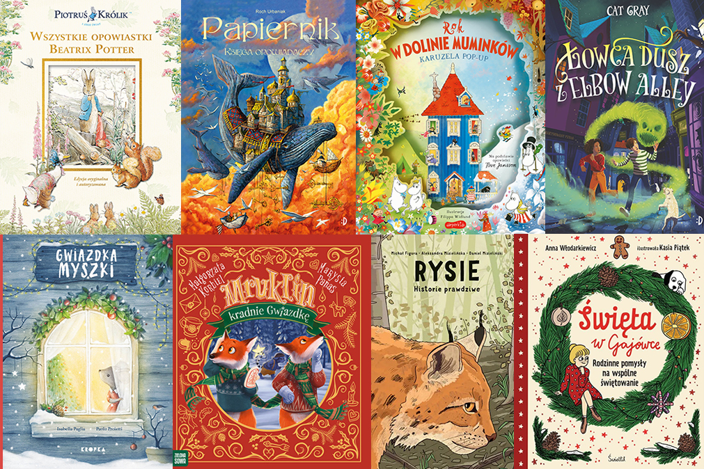 Okładki książek dla dzieci premiery w październiku 2025 roku.