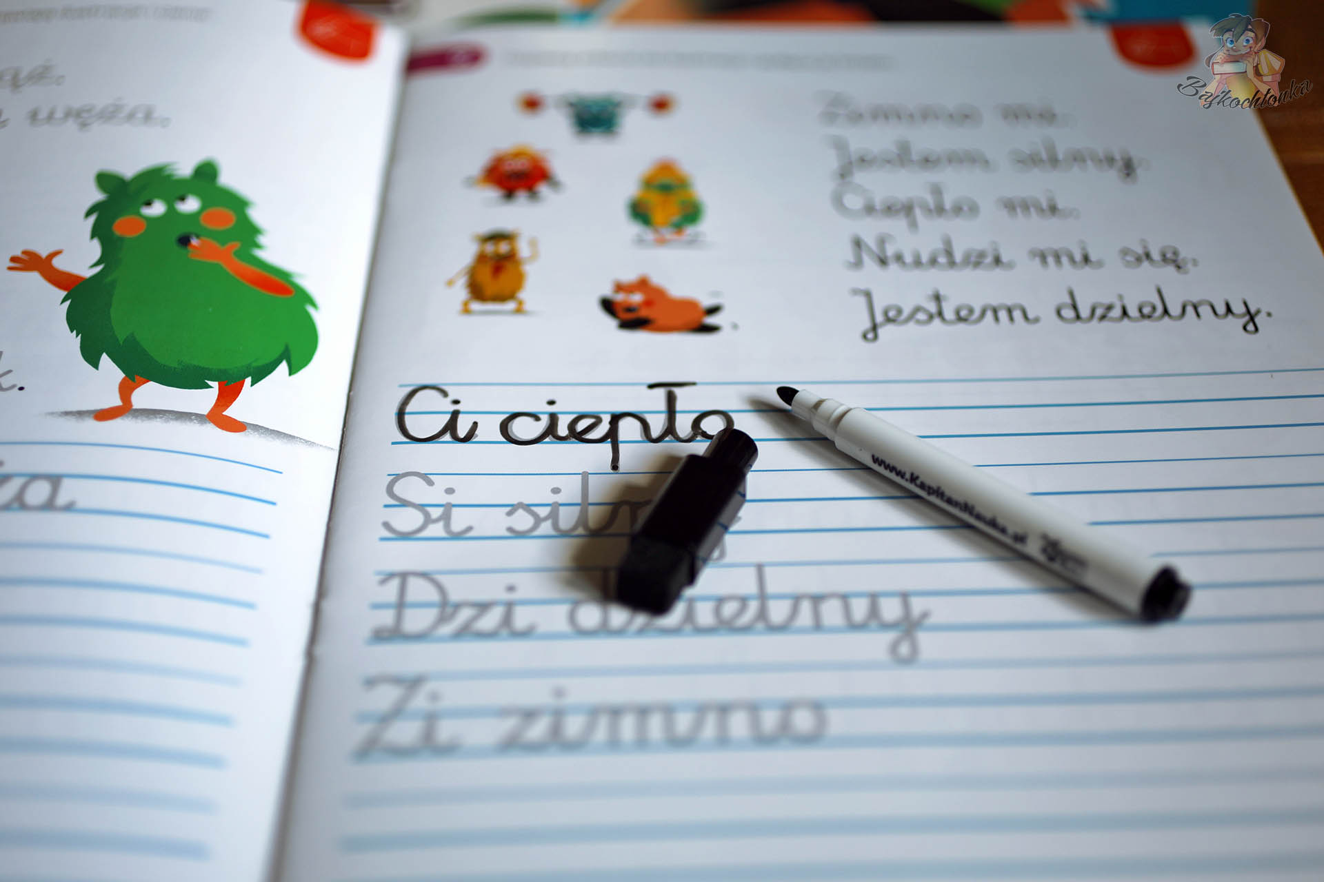 Bazgraki 4–6 – pisanie po śladzie i łączenie sylab