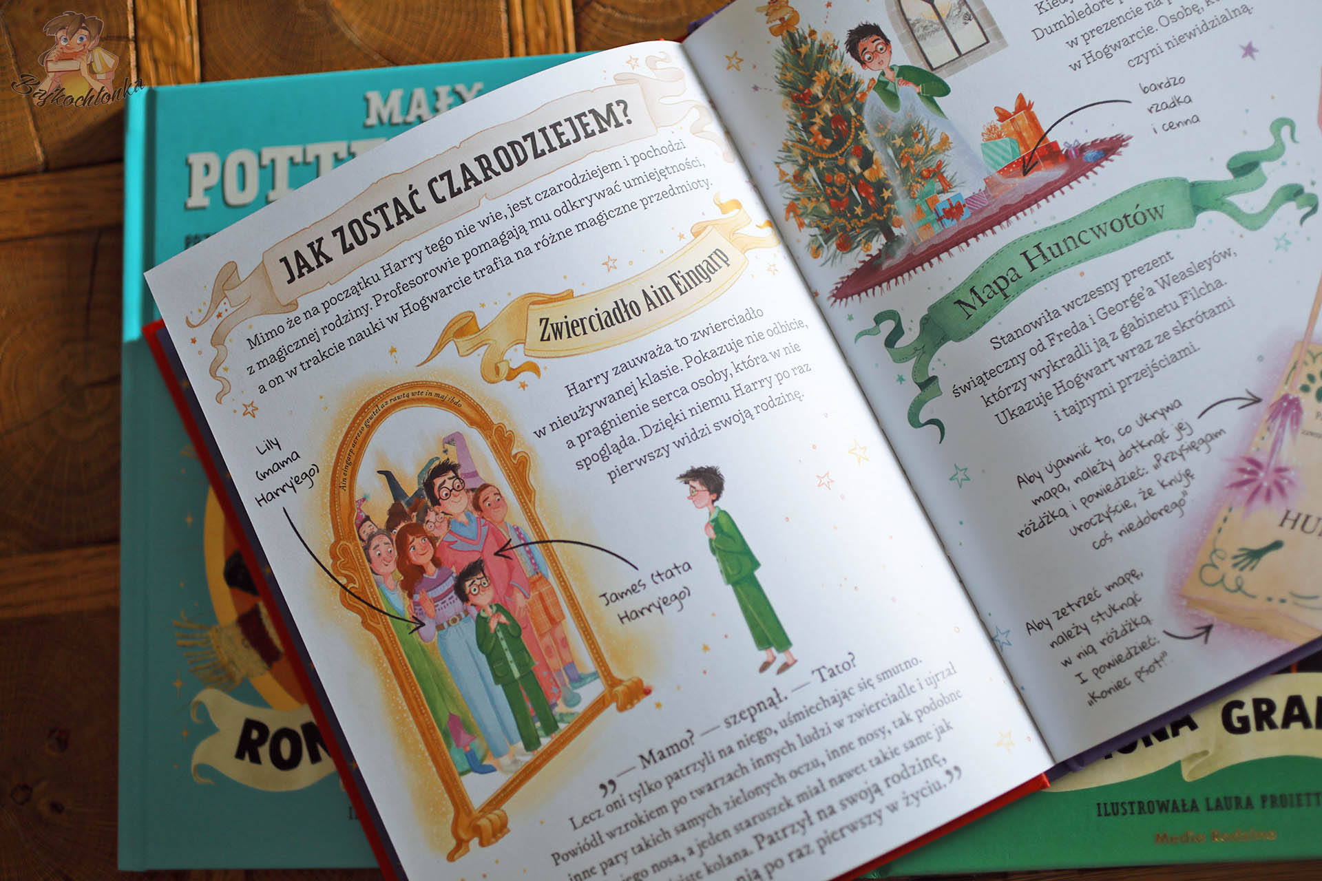 Strona „Jak zostać czarodziejem?” – Zwierciadło Ain Eingarp i Mapa Huncwotów; najważniejsze artefakty z serii