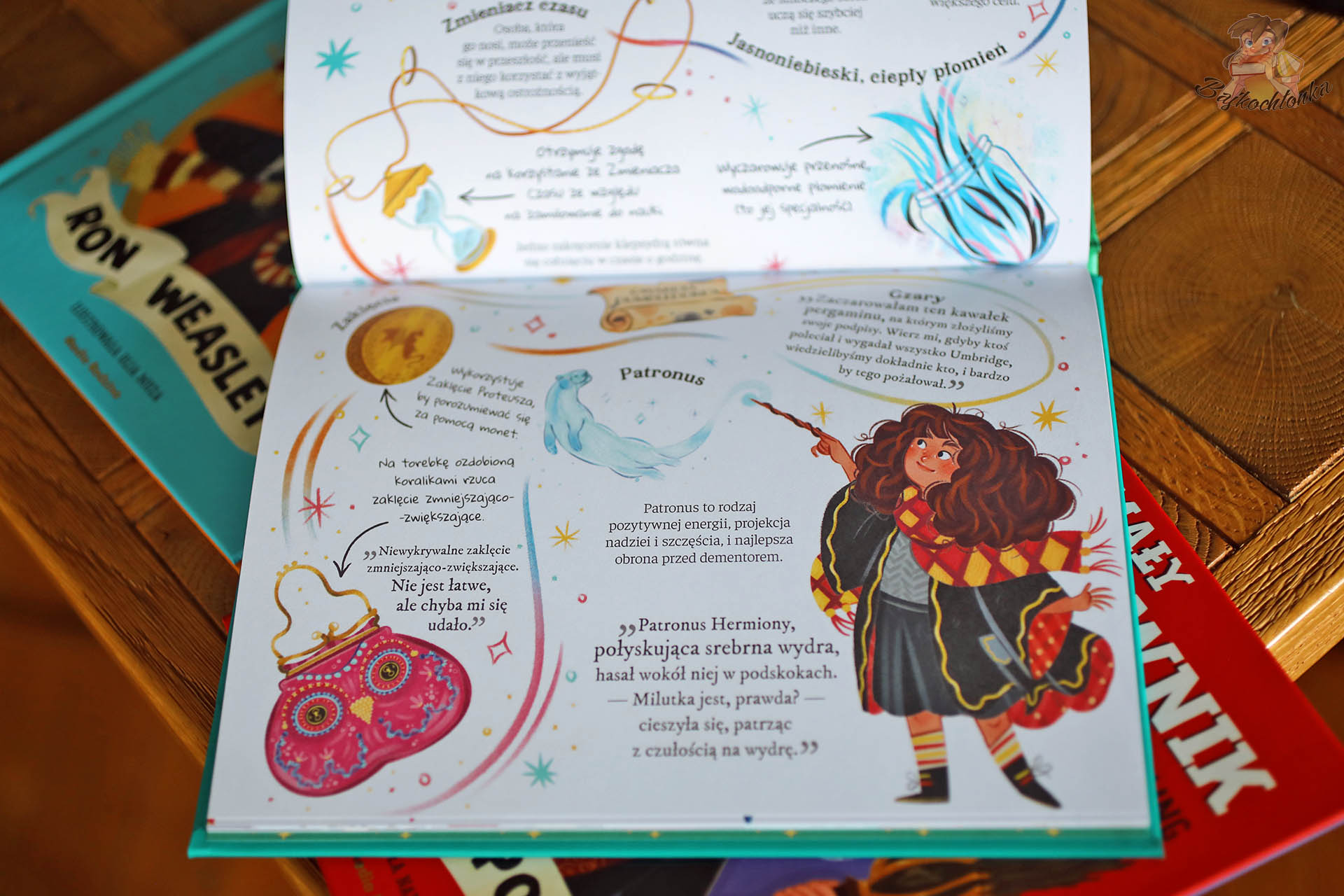 Rozkładówka Hermiony Granger – zaklęcia, Zmieniacz Czasu, Patronus wydra; przewodnik po serii Harry Potter