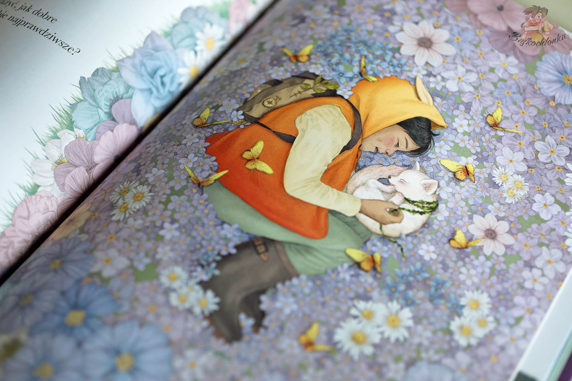 Ilustracja z książki Uwierz Kobi Yamada – dziecko wśród kwiatów Gabriella Barouch