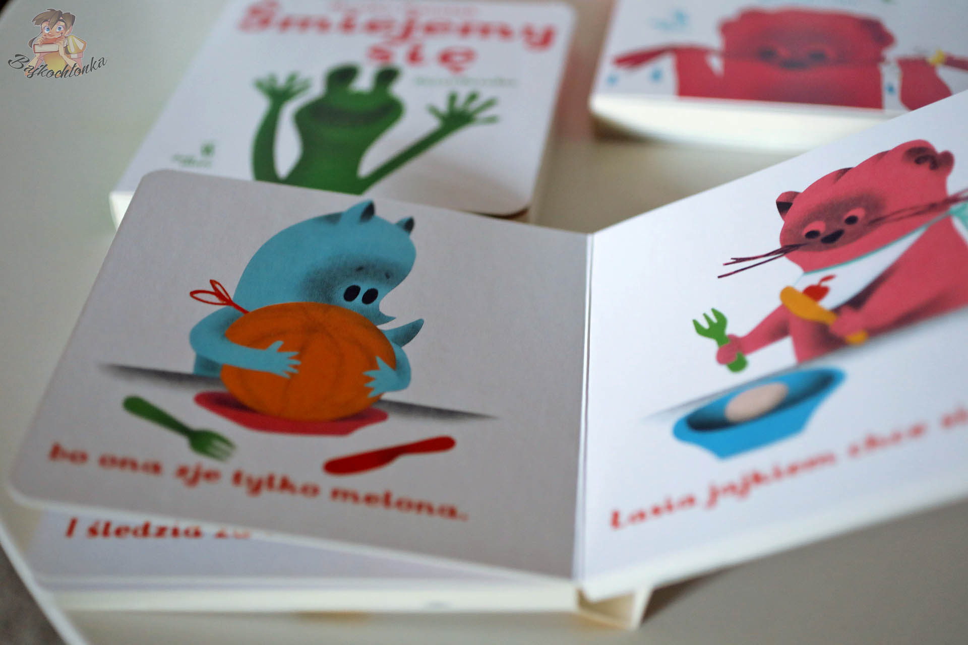 DziubDziuSie „Jemy” – bohaterowie przy jedzeniu, dynia i jajko