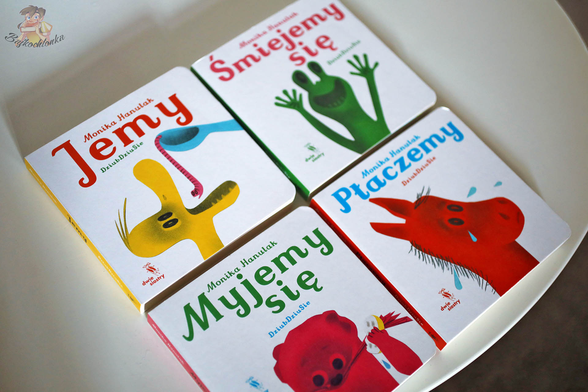 Okładki DziubDziuSie – Jemy, Śmiejemy się, Myjemy się, Płaczemy (zestaw)