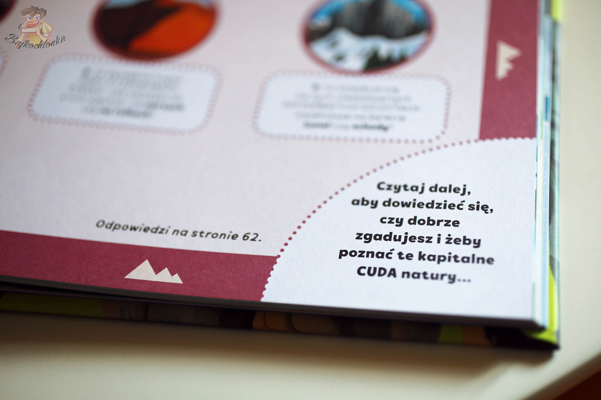 Zachęta do dalszej lektury i odpowiedzi na stronie 62 – Najbardziej kapitalne zjawiska na Ziemi