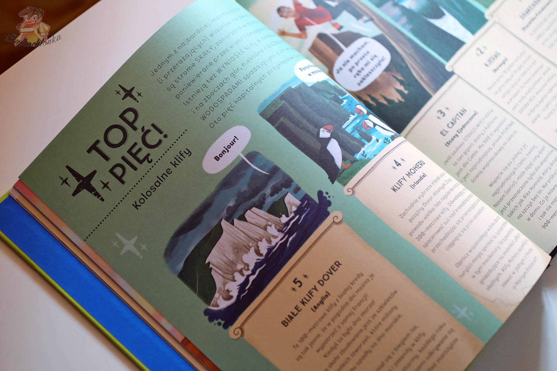 Top pięć: kolosalne klify – Najbardziej kapitalne zjawiska na Ziemi, edukacyjna lista z ilustracjami