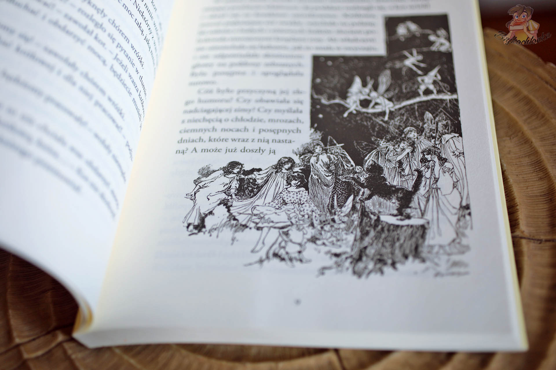 „Poselstwo z Krainy Czarów” – taniec wróżek, ilustracja Arthura Rackhama, wydawnictwo MODO.