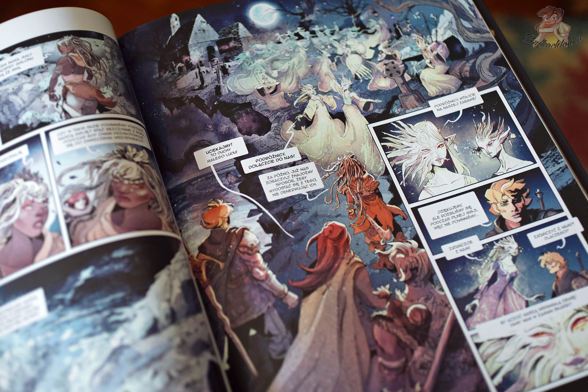 Smoczy Rycerz 2 – spotkanie z istotami nocy w wiosce; dramatyczna plansza nocna