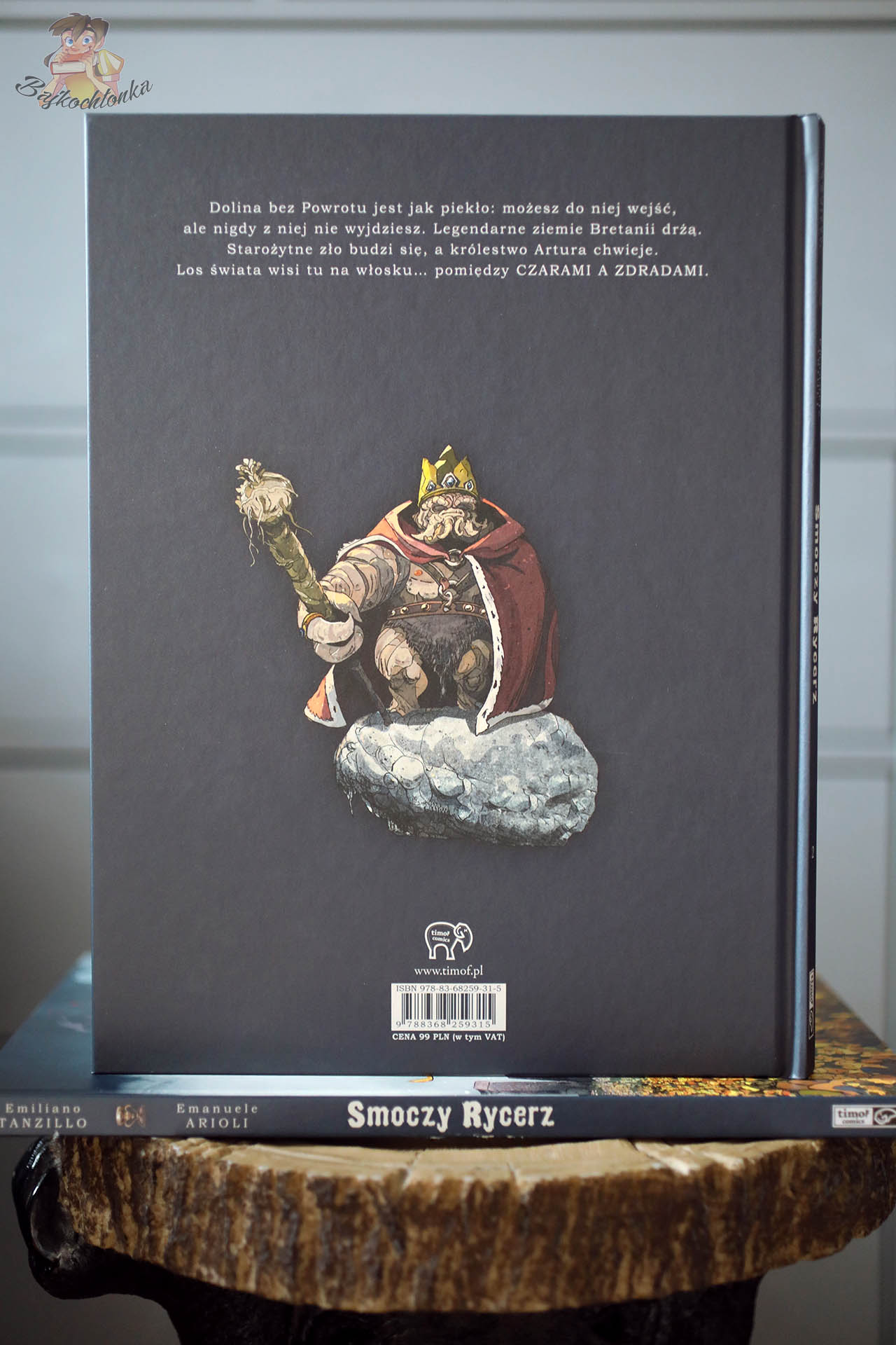 Smoczy Rycerz 2 – tyl okladki, krol na chmurze; wydanie timof comica