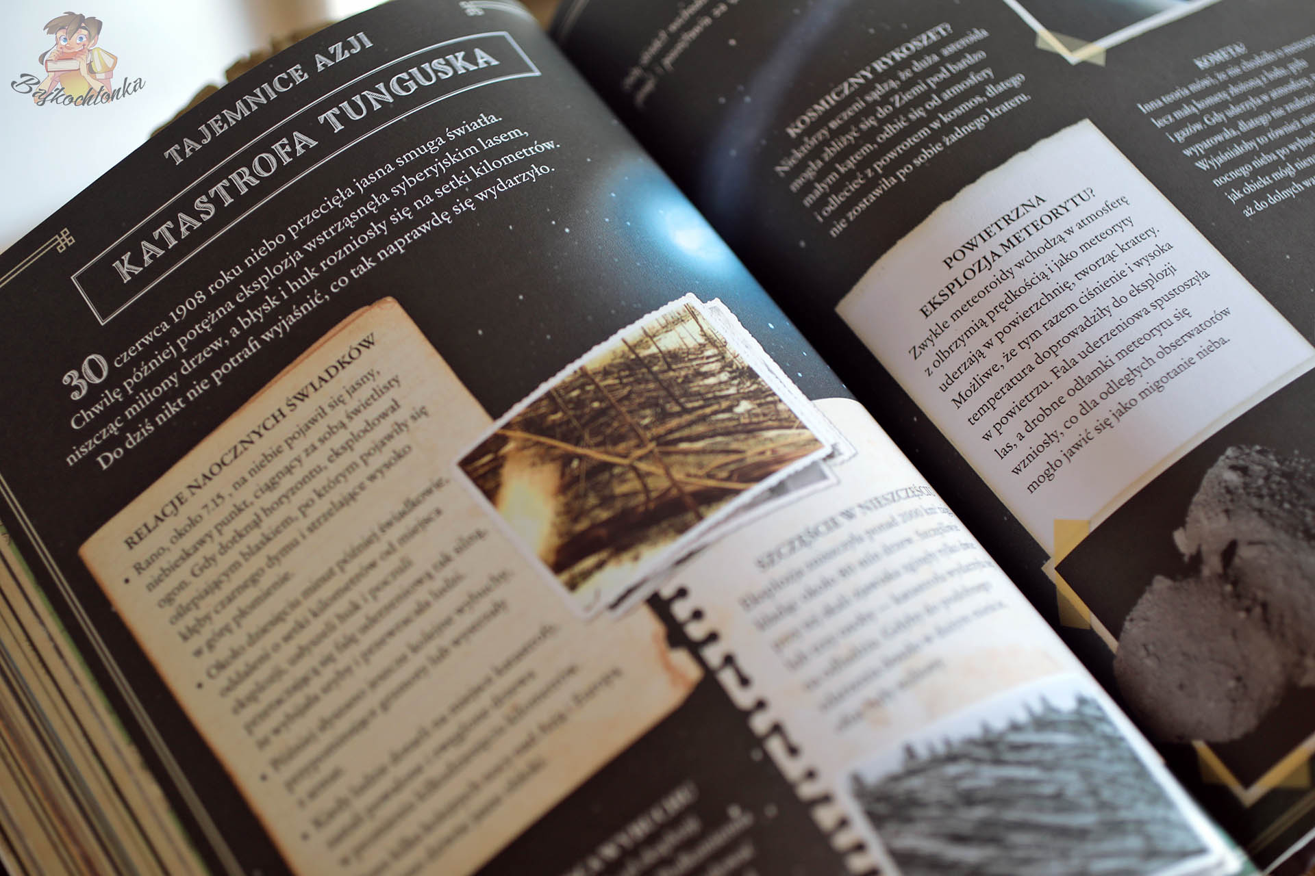 Rozkładówka o katastrofie tunguskiej w Tajemnice świata – fakty i hipotezy