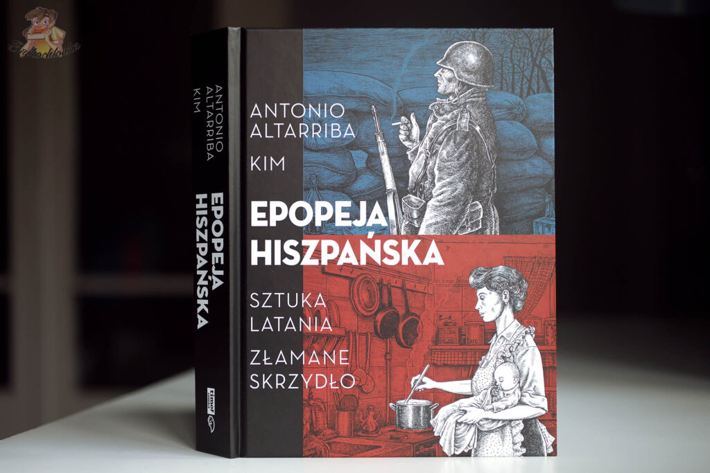 Okładka zbiorczego wydania – Epopeja hiszpańska: Sztuka latania, Złamane skrzydło
