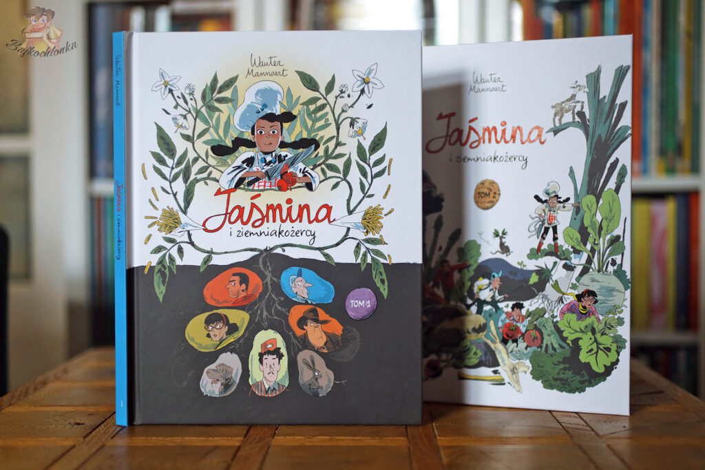 Jasmina i ziemniakozercy Tom 1 – okladka rozpoczynajaca serie