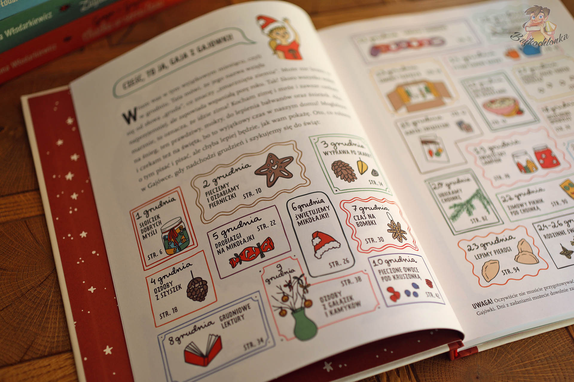 Spis 24 adwentowych aktywności – kalendarz zadań w Święta w Gajówce