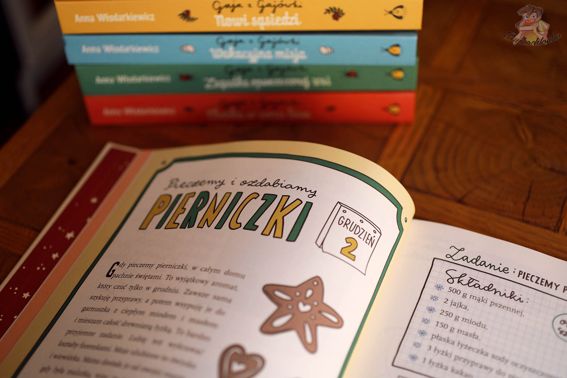 Przepis na pierniczki – grudniowe zadanie nr 2 w książce Święta w Gajówce