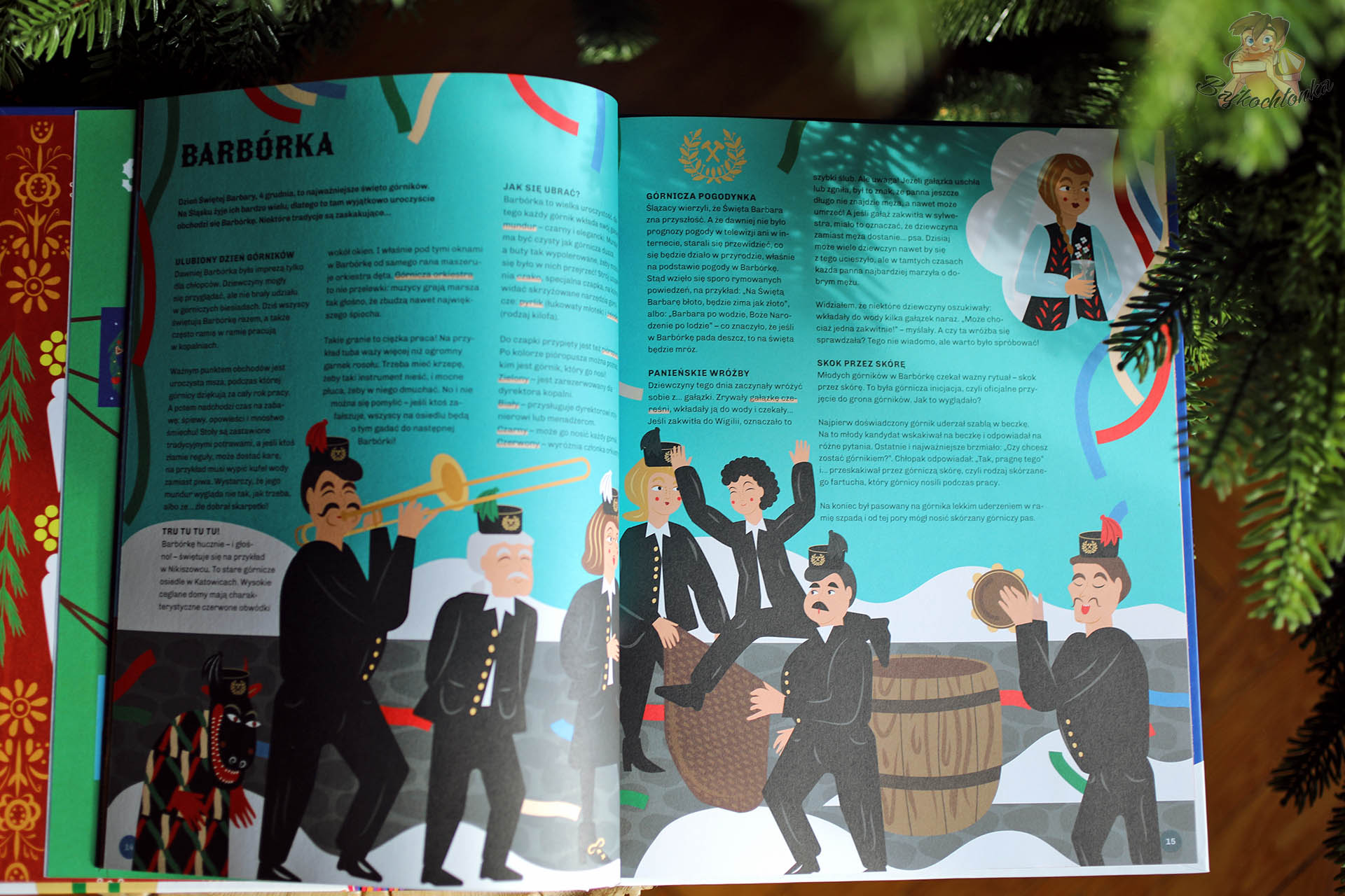 Barbórka w książce Święta w Polsce – górnicze zwyczaje i obrzędy na ilustracjach.