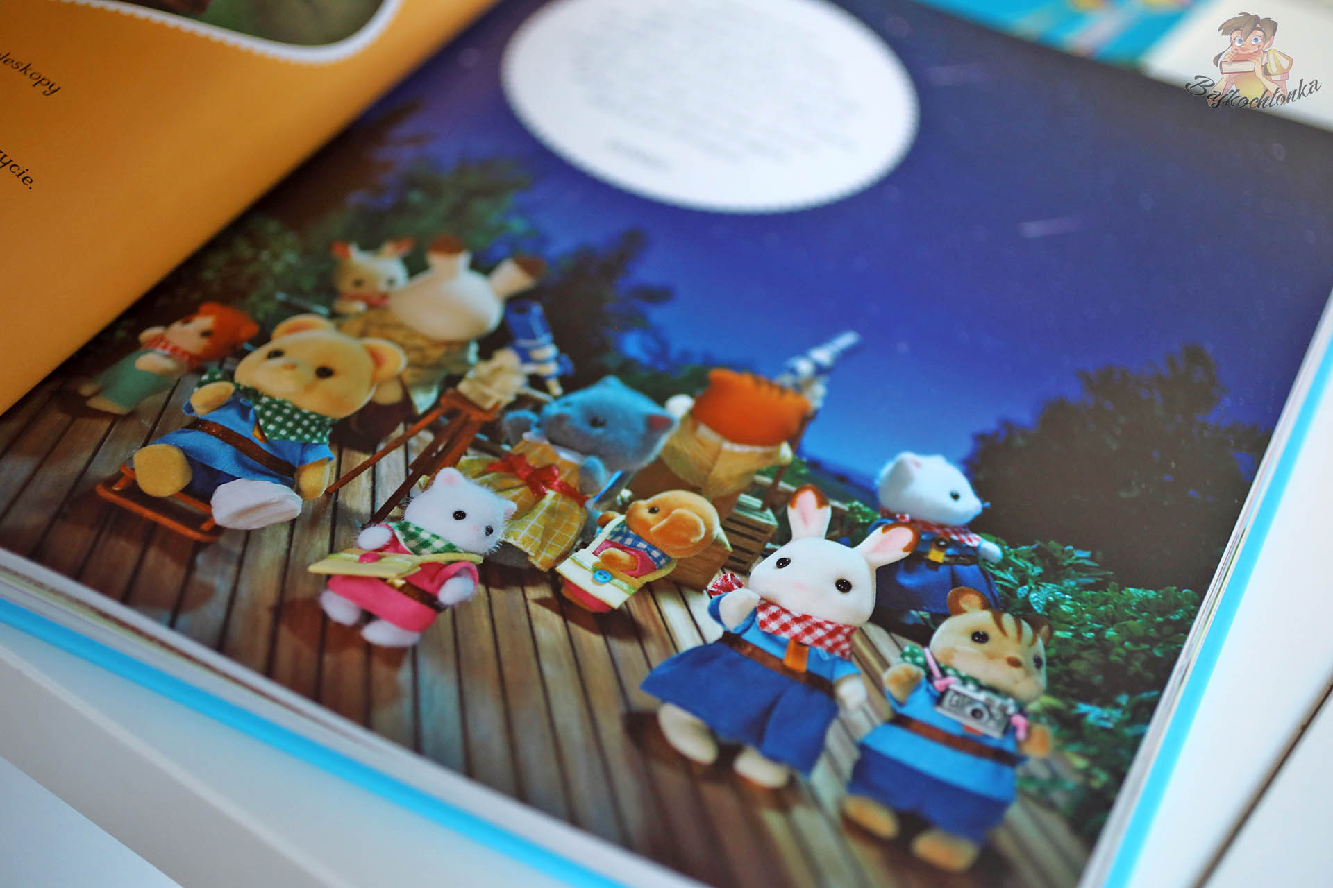 Nocne spotkanie pod gwiazdami — rozkładówka z Sylvanian Families. Księga opowieściNocne spotkanie pod gwiazdami — rozkładówka z Sylvanian Families. Księga opowieści