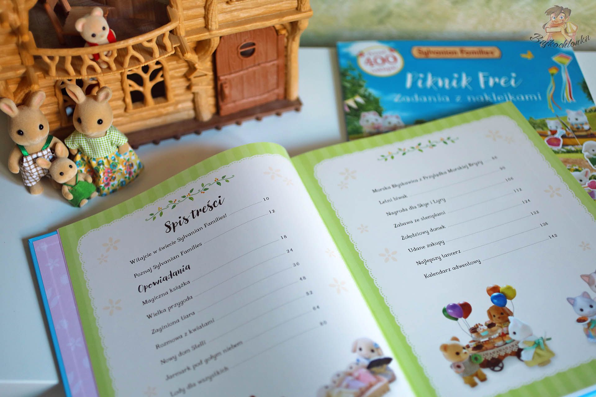Spis treści Sylvanian Families. Księga opowieści — lista 15 rodzinnych historii