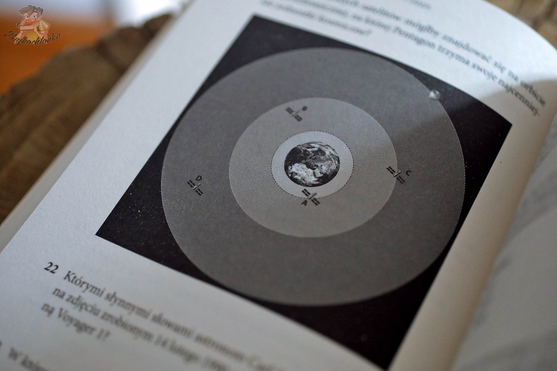 Wiezniowie geografii Quiz – zadanie z grafika koncentrycznych okregow wokol Ziemi