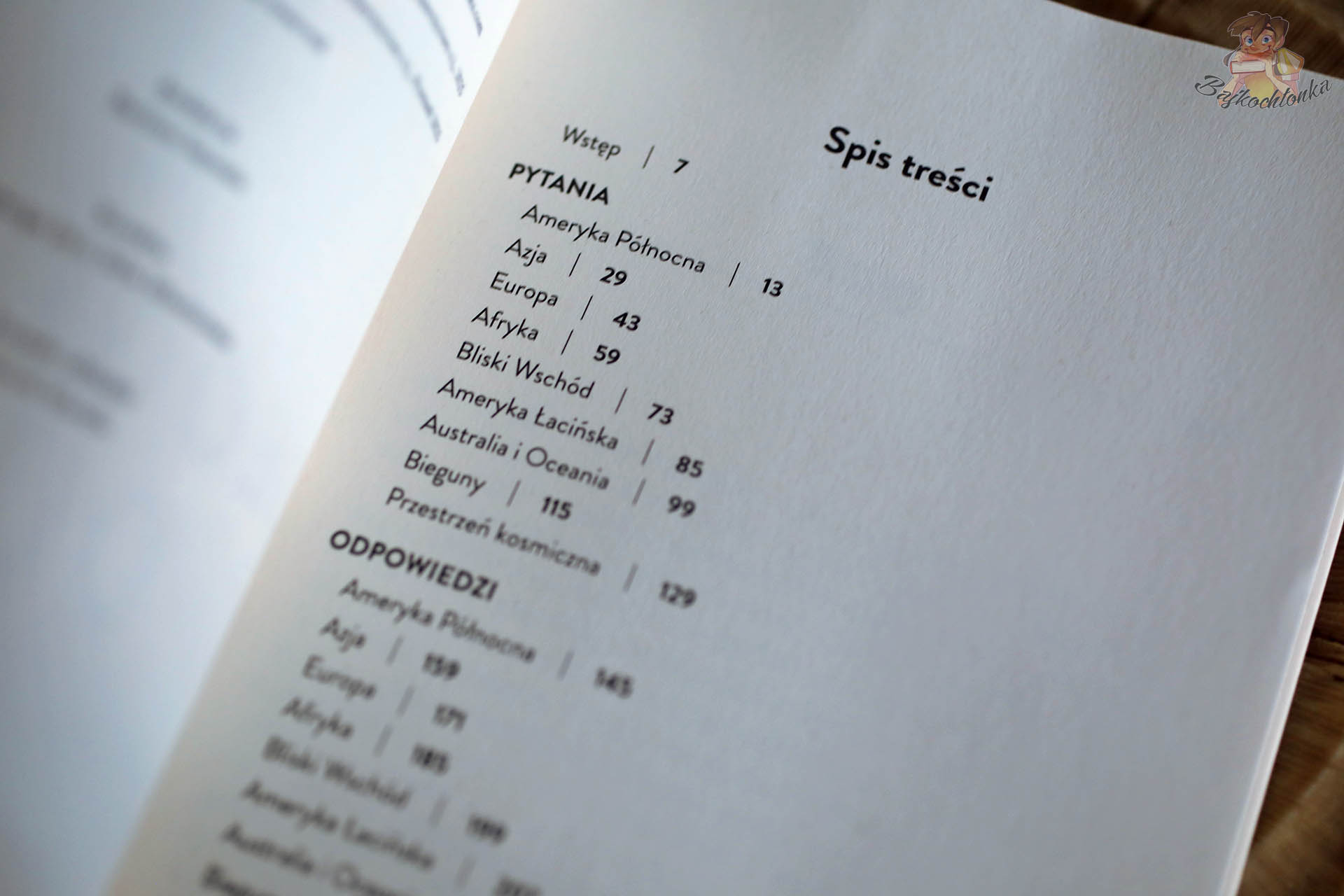 Wiezniowie geografii Quiz – spis tresci: Ameryka, Azja, Europa, Afryka, Bieguny