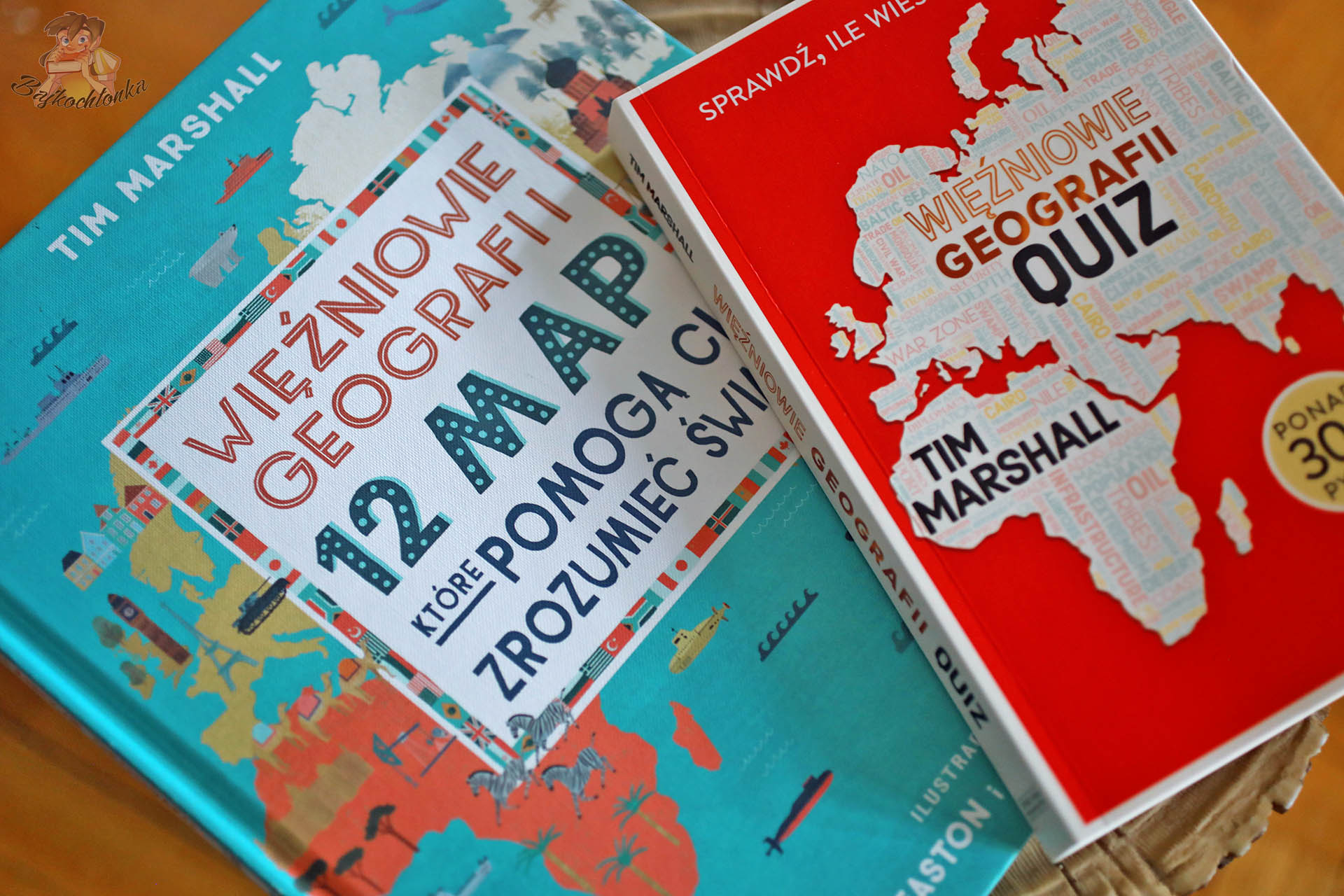 Wiezniowie geografii Quiz obok Wiezniowie geografii II – zestaw ksiazek Tima Marshalla