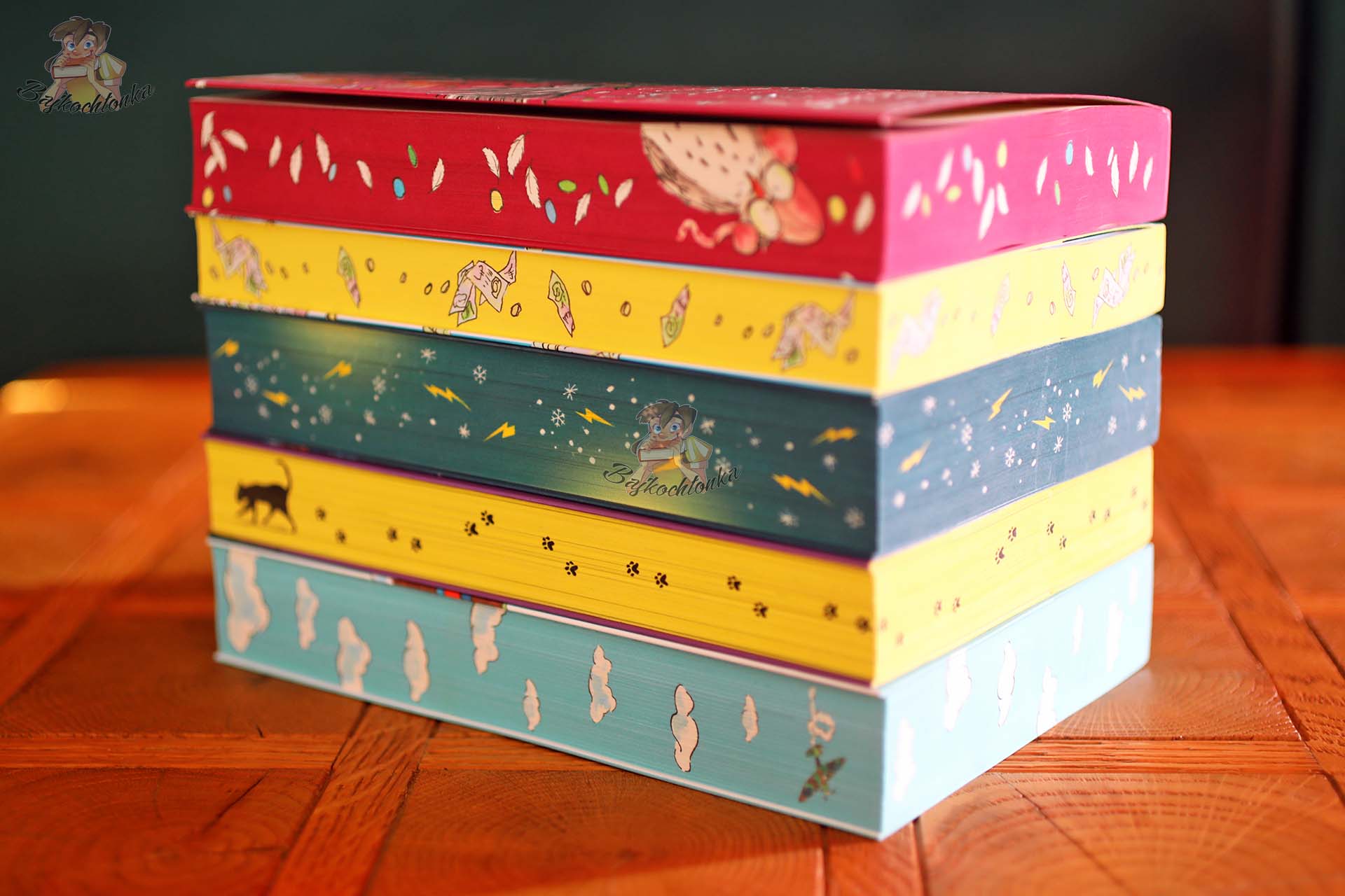 stos limitowanych wydań david walliams barwione brzegi cala seria