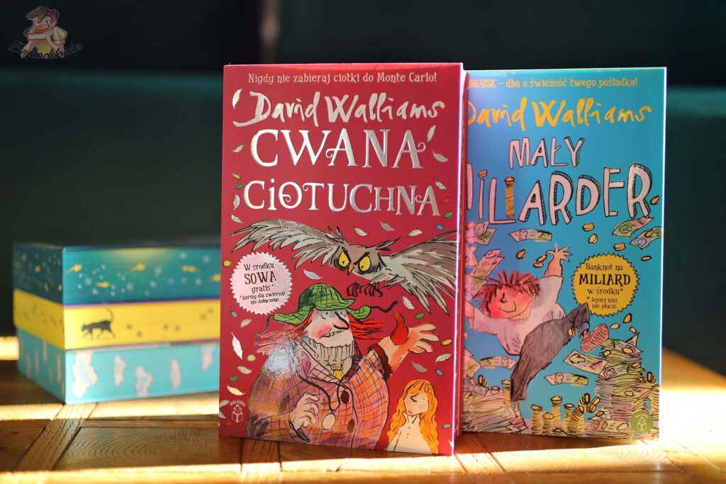 limitowane wydania david walliams cwana ciotuchna i maly miliarder barwione brzegi
