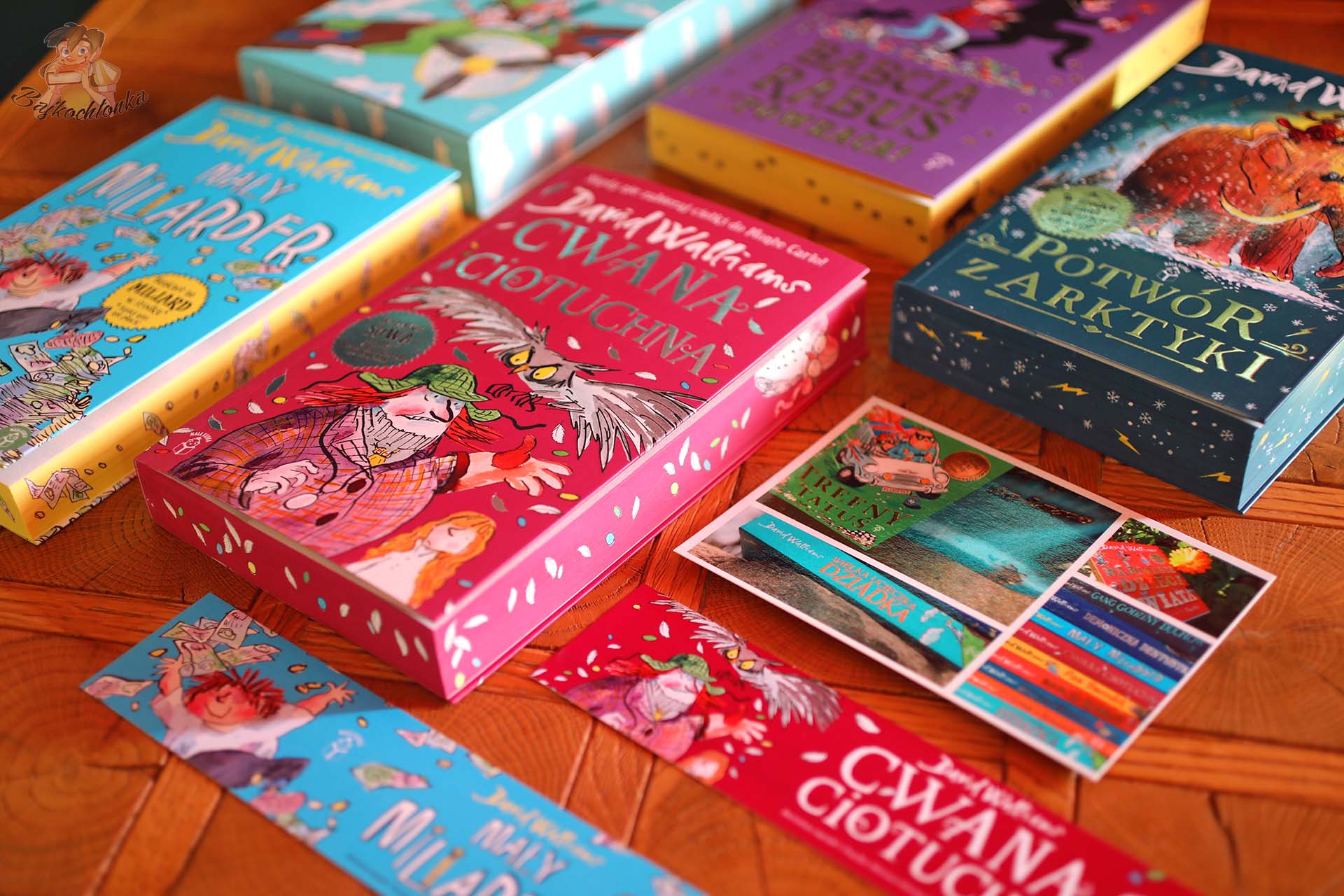 kolekcja limitowanych wydań david walliams barwione brzegi zakładki