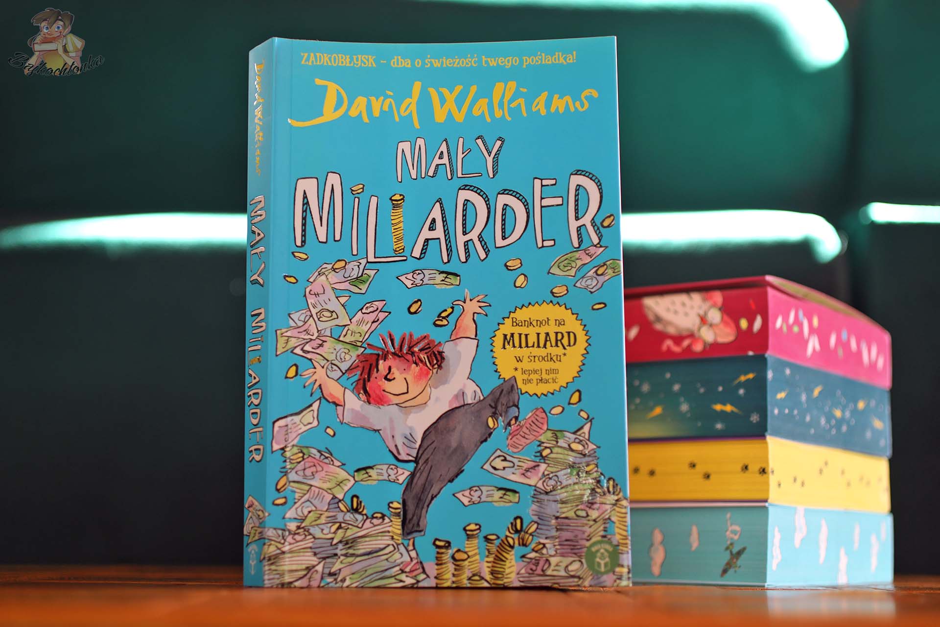 maly miliarder david walliams edycja limitowana barwione brzegi