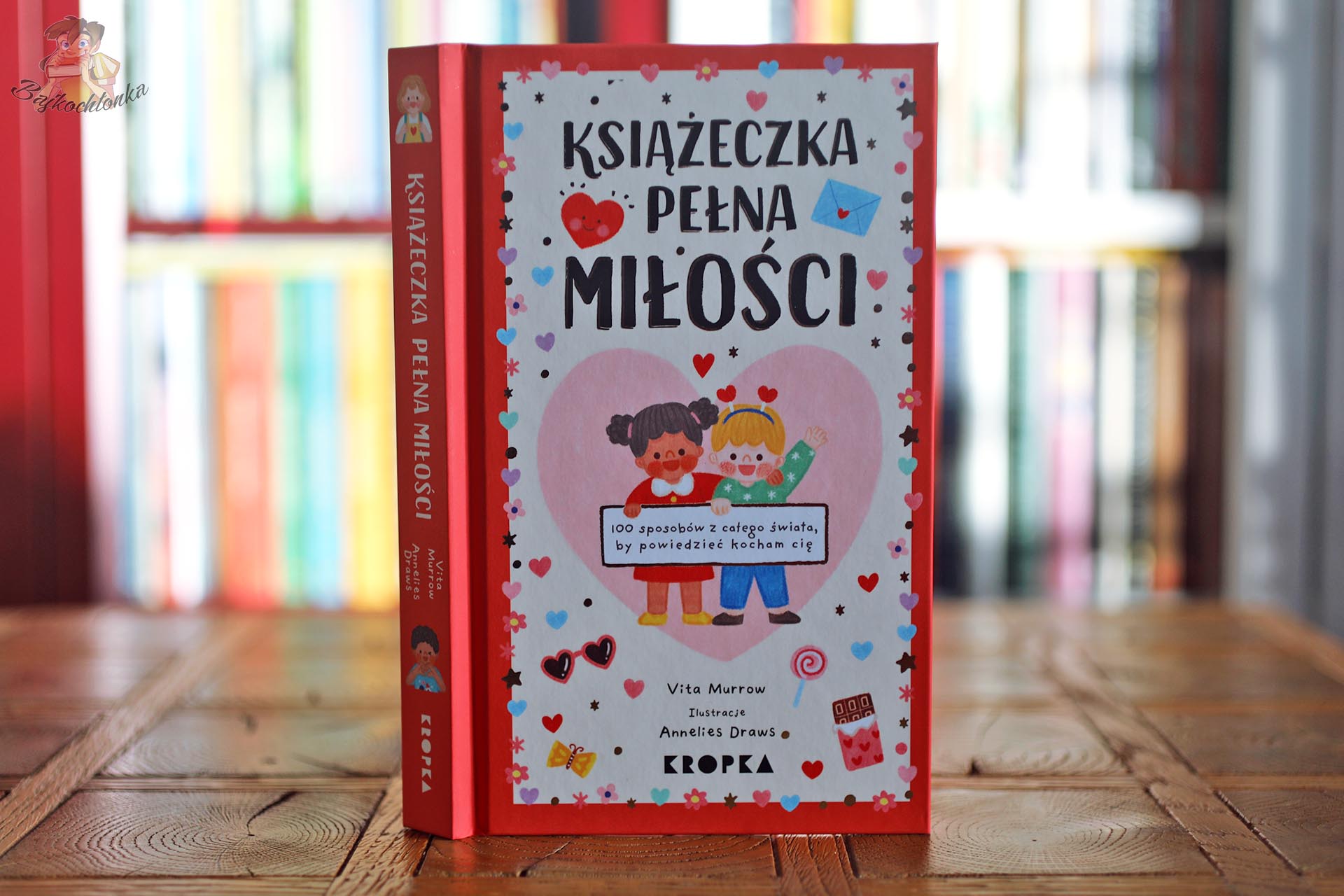 Książeczka pełna miłości – okładka książki dla dzieci o okazywaniu uczuć