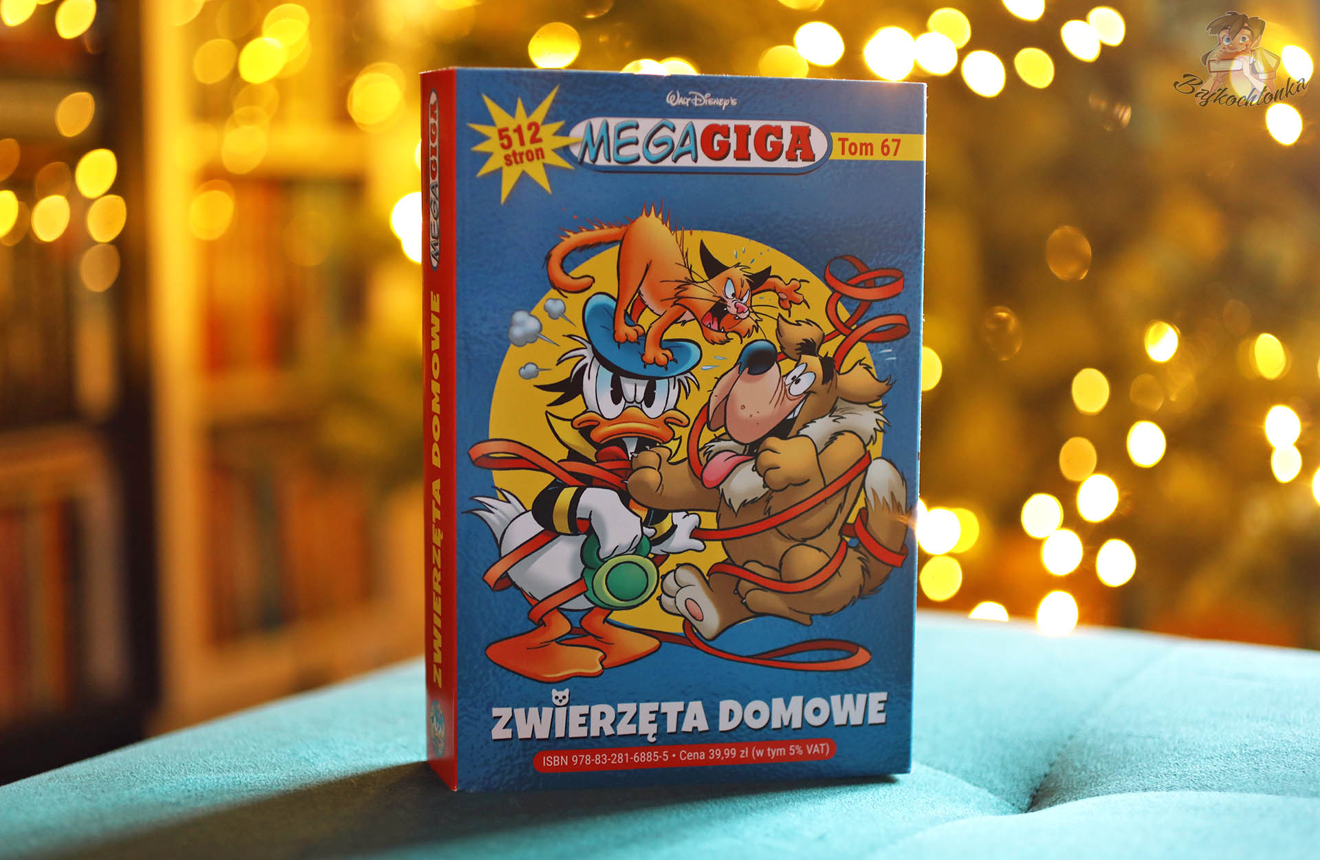 Okładka Mega Giga Tom 67 „Zwierzęta domowe” – Donald, pies i kot