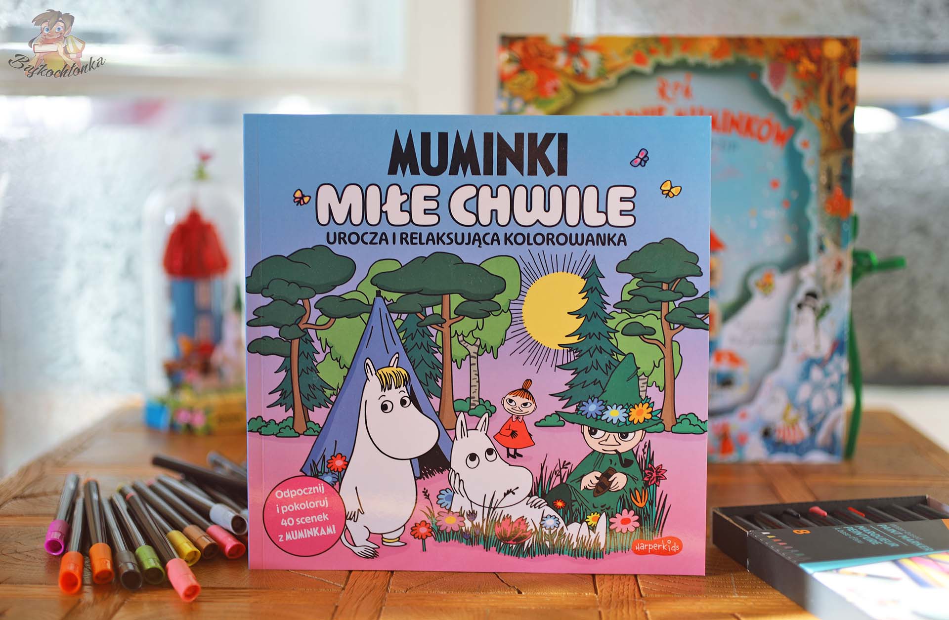 muminki mile chwile urocza i relaksujaca kolorowanka okladka