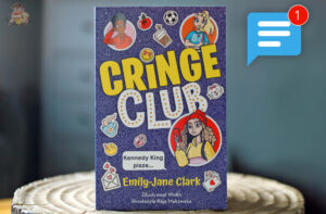 Okładka książki Cringe Club Emily-Jane Clark – polskie wydanie wydawnictwa Jaguar
