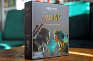Pudełko gry Gwint. Legendarna gra karciana Rebel i CD Projekt RED