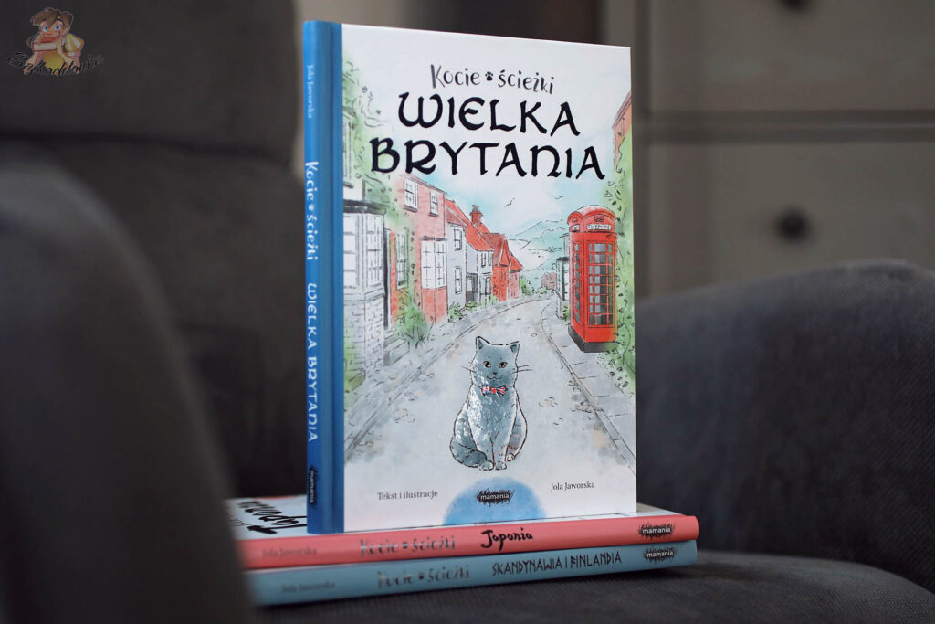 Okładka książki Kocie Ścieżki. Wielka Brytania wydawnictwa Mamania