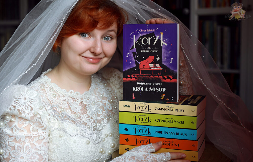 Roryk Nieśmiały detektyw Porwanie córki Króla Sosów recenzja książki – Bajkochłonka w sukni ślubnej z ostatnim tomem serii kryminalnej dla dzieci