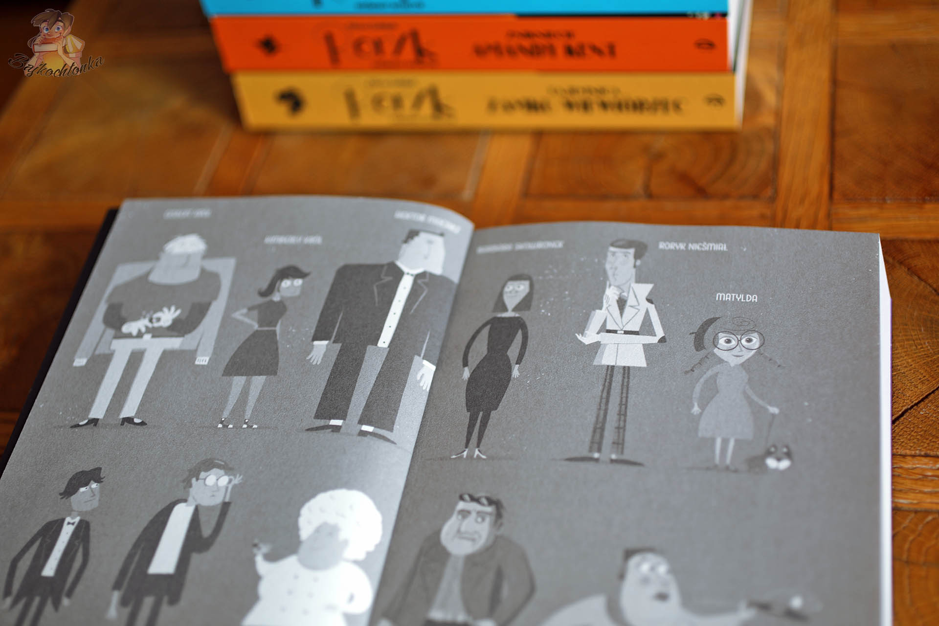 Galeria postaci z książki Roryk. Nieśmiały detektyw. Porwanie córki Króla Sosów – Roryk, Matylda i bohaterowie poboczni