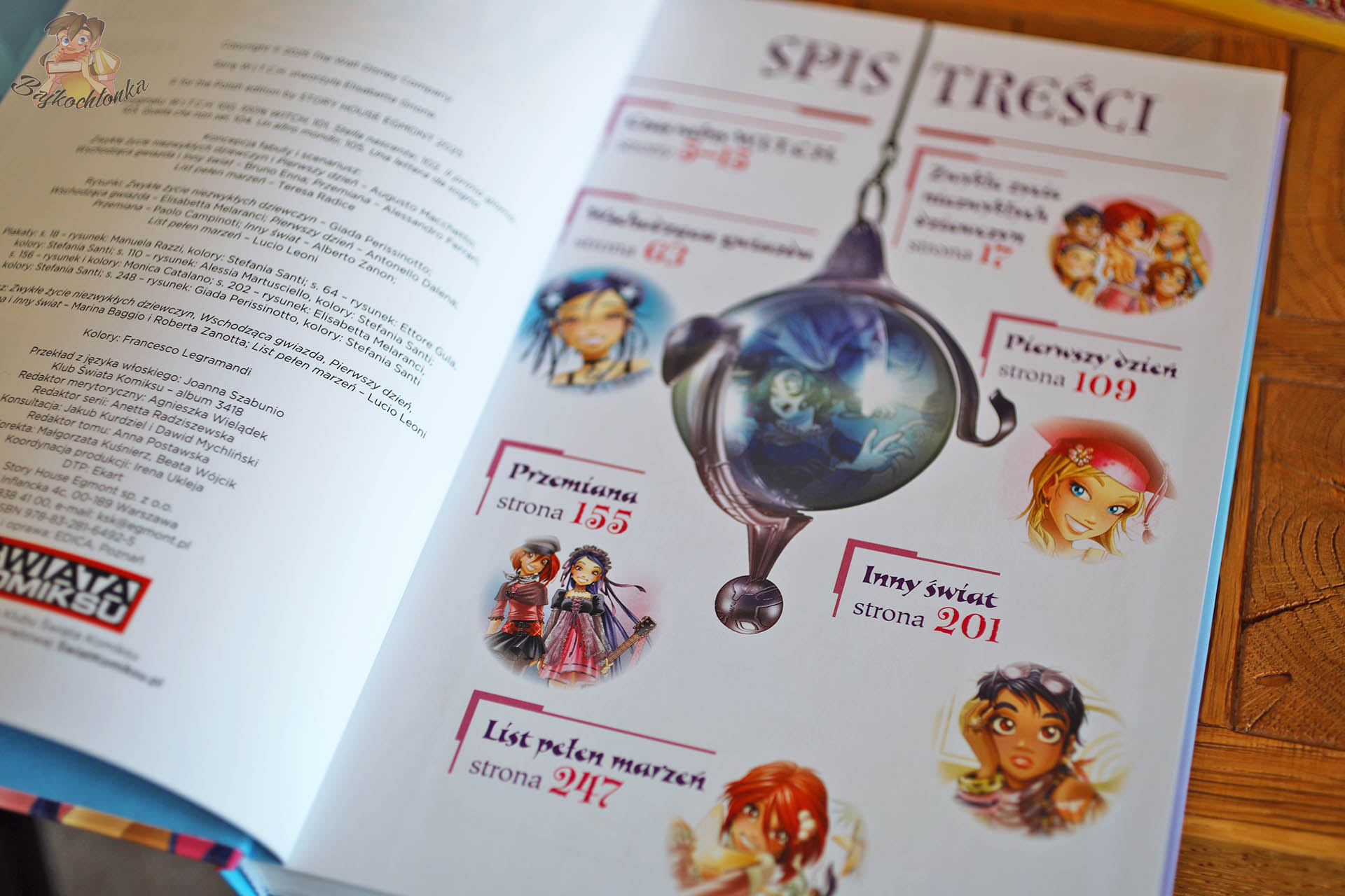 W.I.T.C.H. Księga 17 – spis treści zbiorczego tomu serii