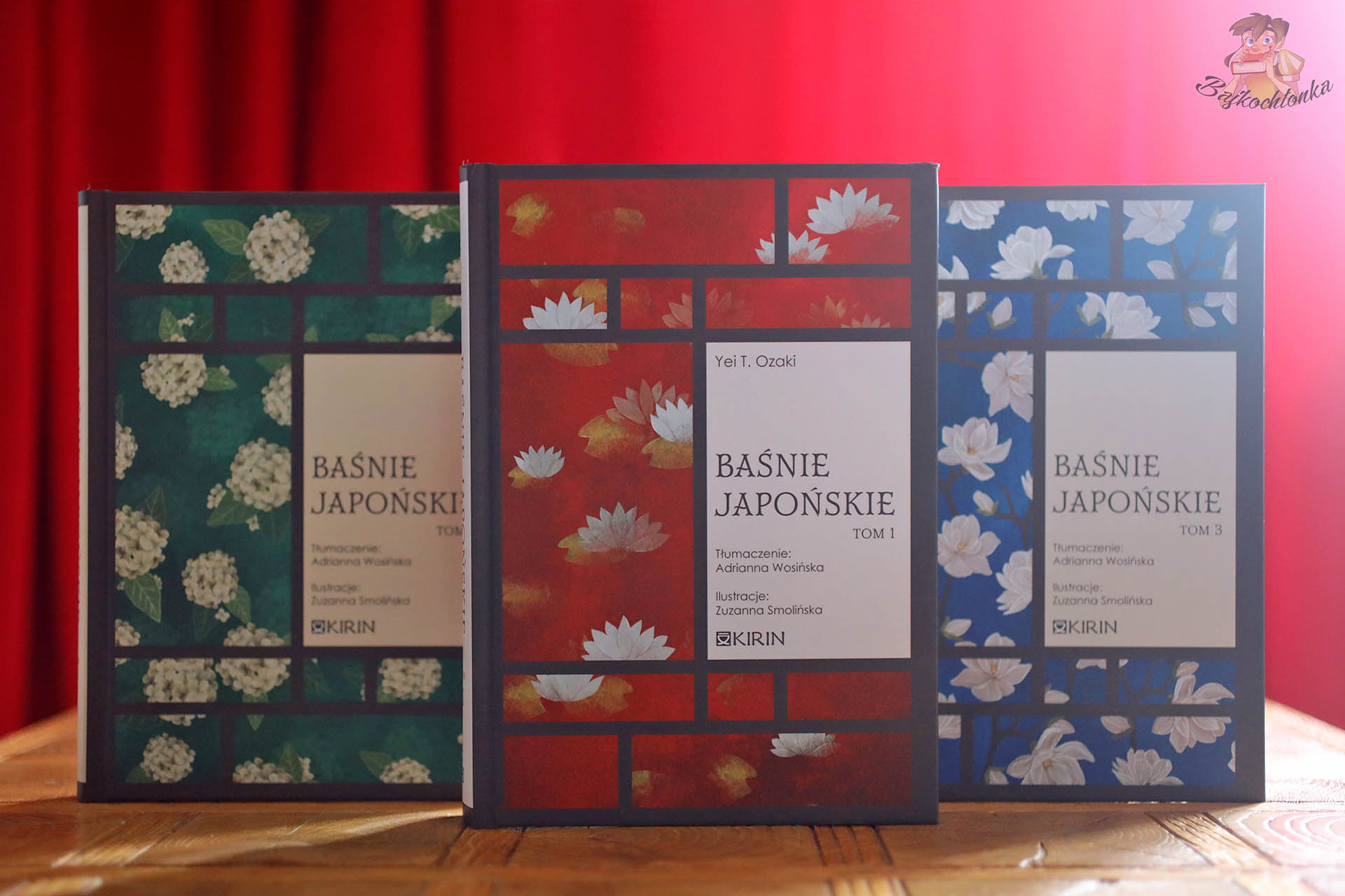 Baśnie japońskie Wydawnictwo Kirin – tom 1, tom 2 i tom 3 w twardej oprawie