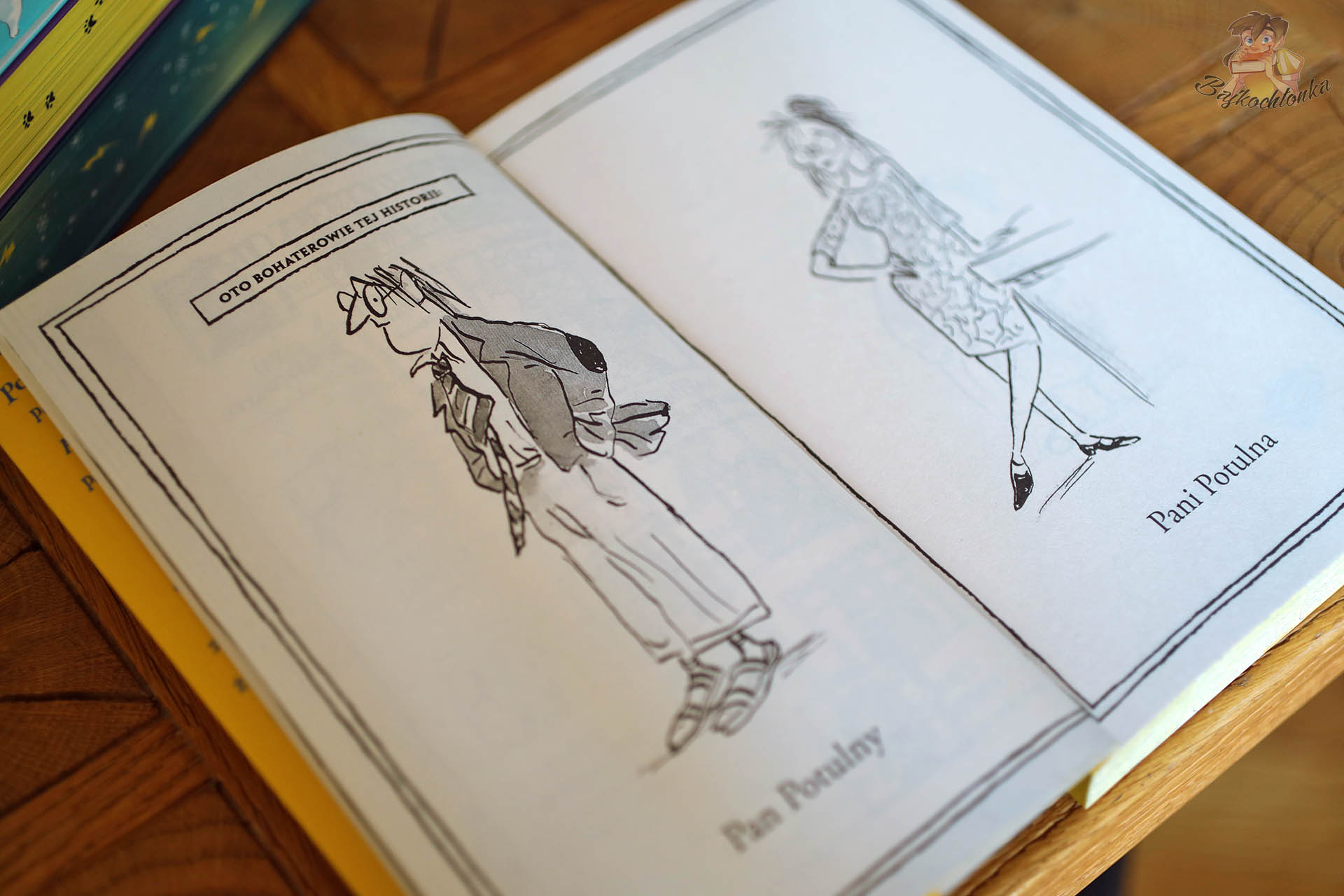 Bohaterowie książki „Cóś” Davida Walliamsa – ilustracje postaci z powieści
