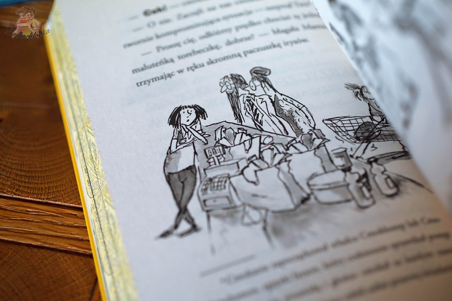 Ilustracje Tony’ego Rossa w książce „Cóś” Davida Walliamsa – humorystyczna powieść dla dzieci
