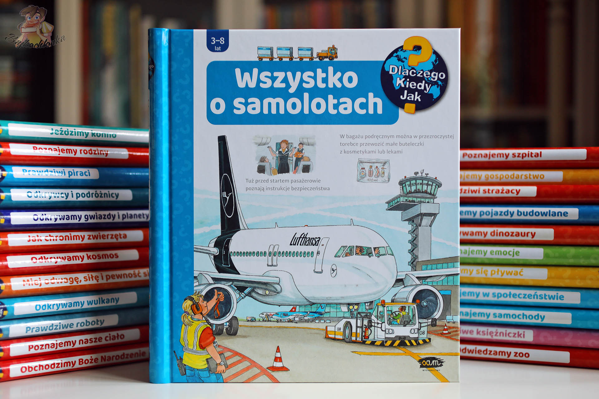 okładka książki Wszystko o samolotach – seria edukacyjna Dlaczego? Kiedy? Jak? dla dzieciokładka książki Wszystko o samolotach – seria edukacyjna Dlaczego? Kiedy? Jak? dla dzieci