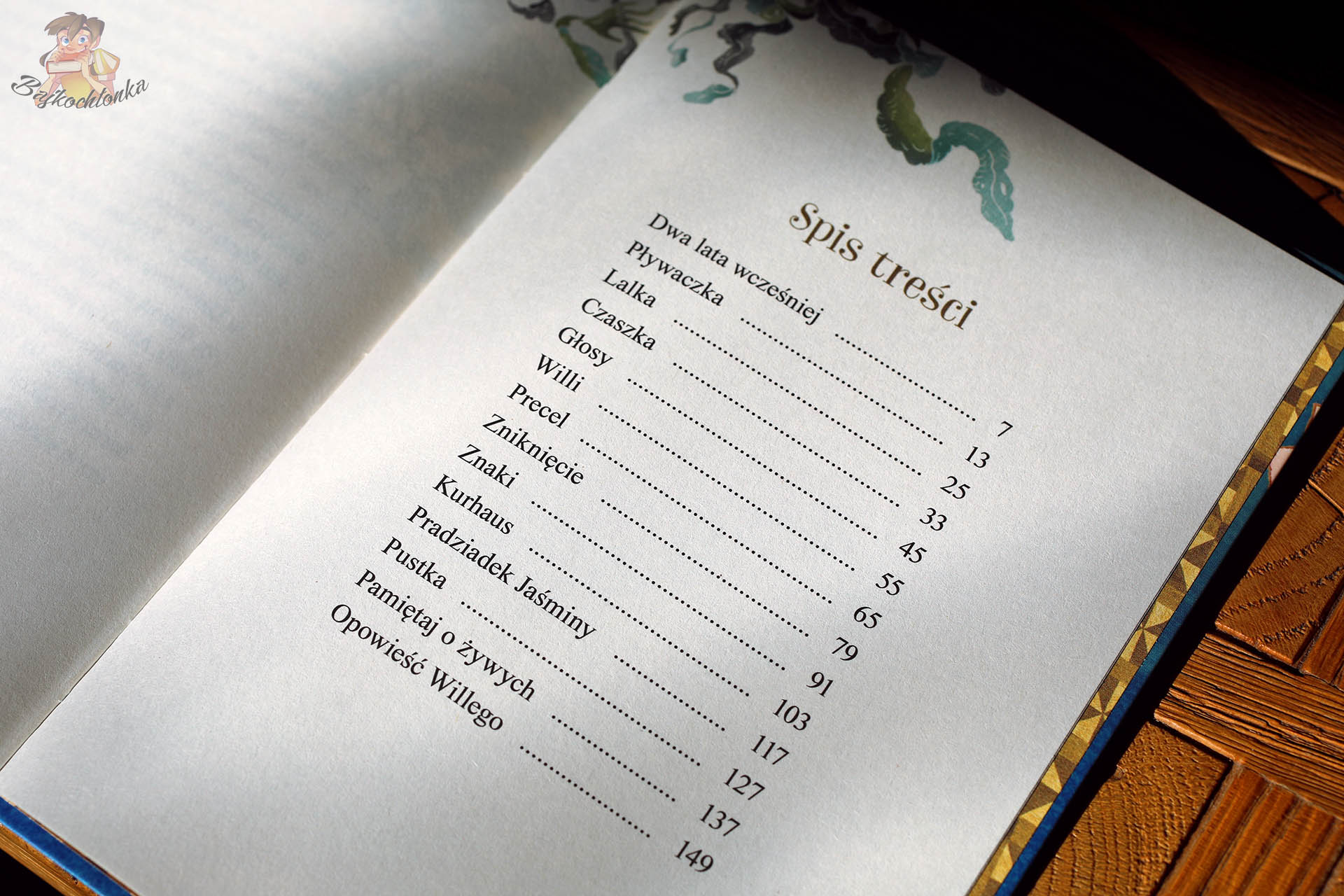 spis tresci ksiazki Dziewczynka ktorej nie bylo Joanna Jagiełło rozdzialy powiesci