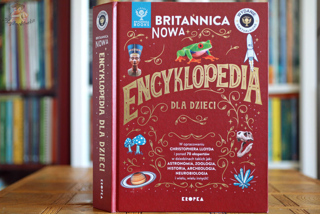 Encyklopedia Britannica dla dzieci okładka książki wydawnictwo Kropka