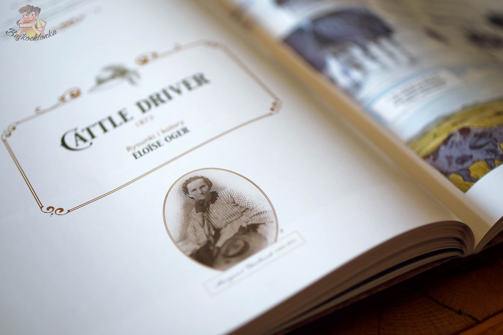 Ilustracje Eloise Oger w komiksie Kobiety z Dzikiego Zachodu