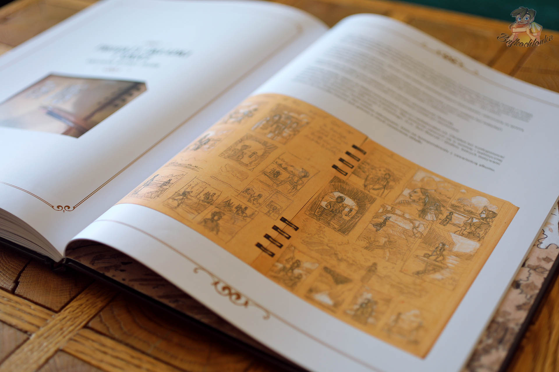 Szkice plansz komiksu Kobiety z Dzikiego Zachodu autorstwa Tiburce Ogera