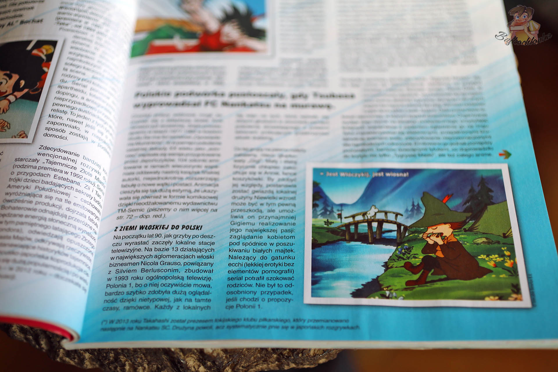 Artykuł o Polonii 1 i włoskich serialach w Polsce lat 90 w magazynie CD-Action