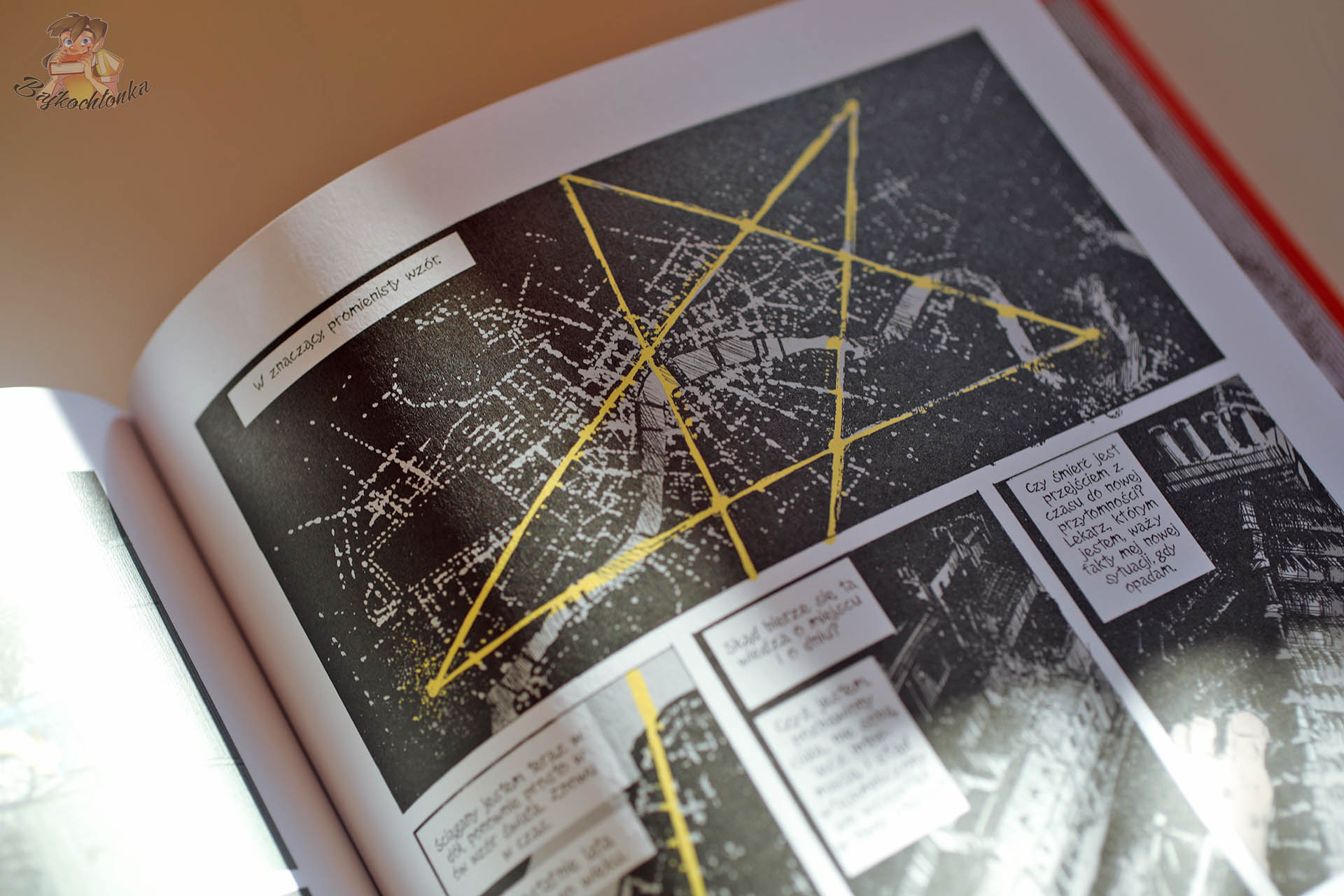 Prosto z piekła komiks plansza pentagram mapa Londynu Alan Moore Eddie Campbell